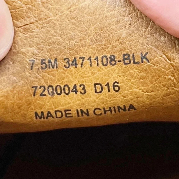 Frye Gemma Black Calf Hair & Faux Snakeskin Slip On Sneakers Women's Size 7.5 - Picture 7 of 7